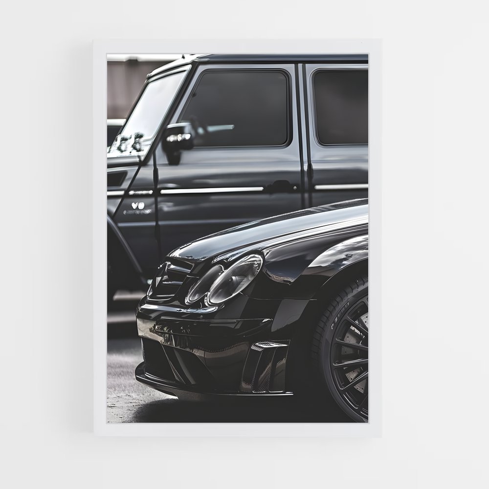 Poster Clk amg magnifique black series – affiche Mercedes (vue 3)